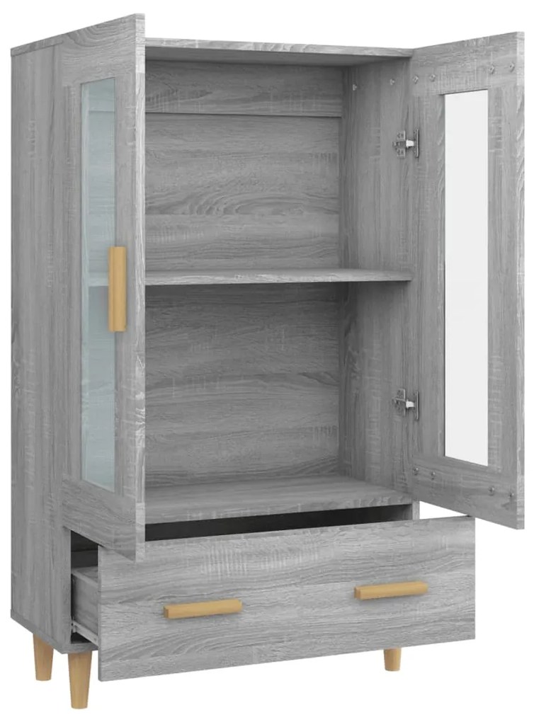 vidaXL Ντουλάπα Γκρι Sonoma 70 x 31 x 115 εκ. από Επεξεργασμένο Ξύλο