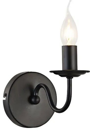 Απλίκα τοίχου Ornel-Μαύρο
