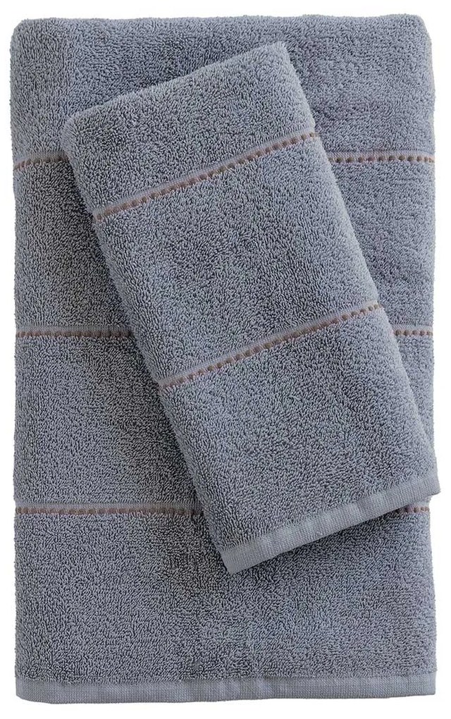 Πετσέτες Μπάνιου (Σετ 3τμχ) Palamaiki Cler Grey 450gsm