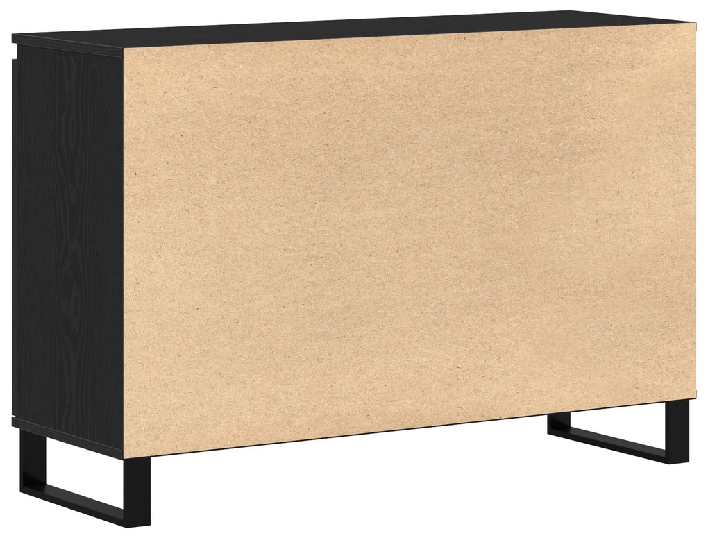 vidaXL Μπουφές Μαύρο Δρυς 104x35x70 εκ Κατασκευασμένο Ξύλο