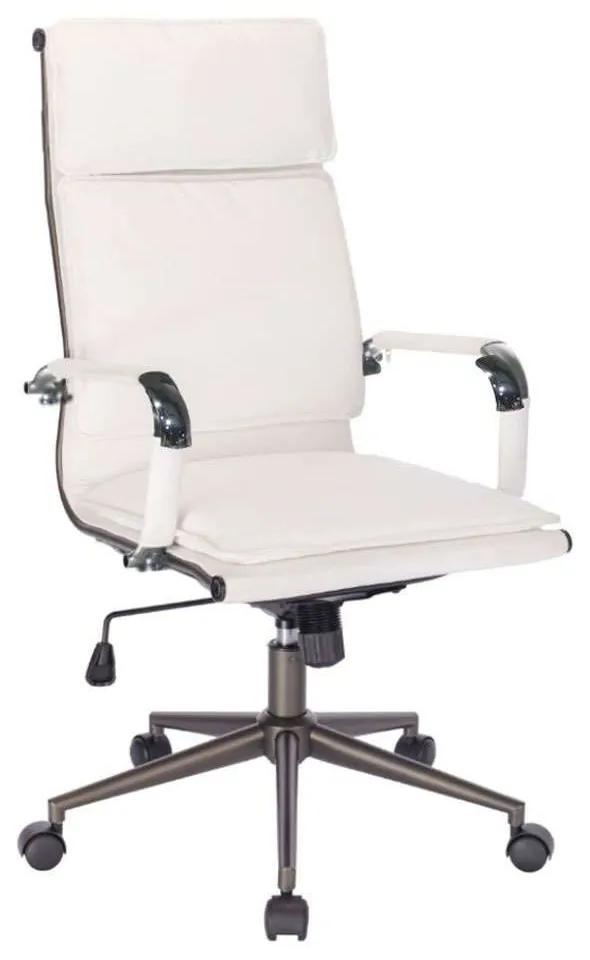 Καρέκλα Γραφείου Elite 2 25-0649 54x64x103/109,5cm Nickel-White