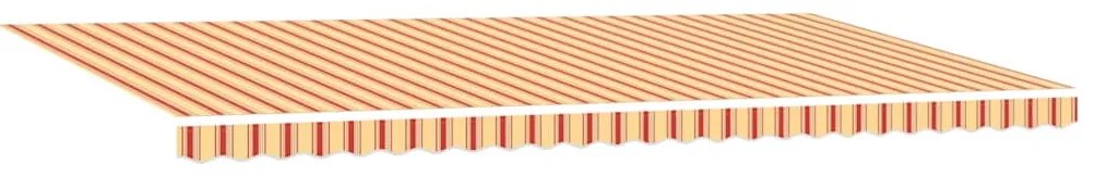 vidaXL Σκηνίτσα Αναδιπλούμενη Κίτρινο και Πορτοκαλί 600 x 300 εκ