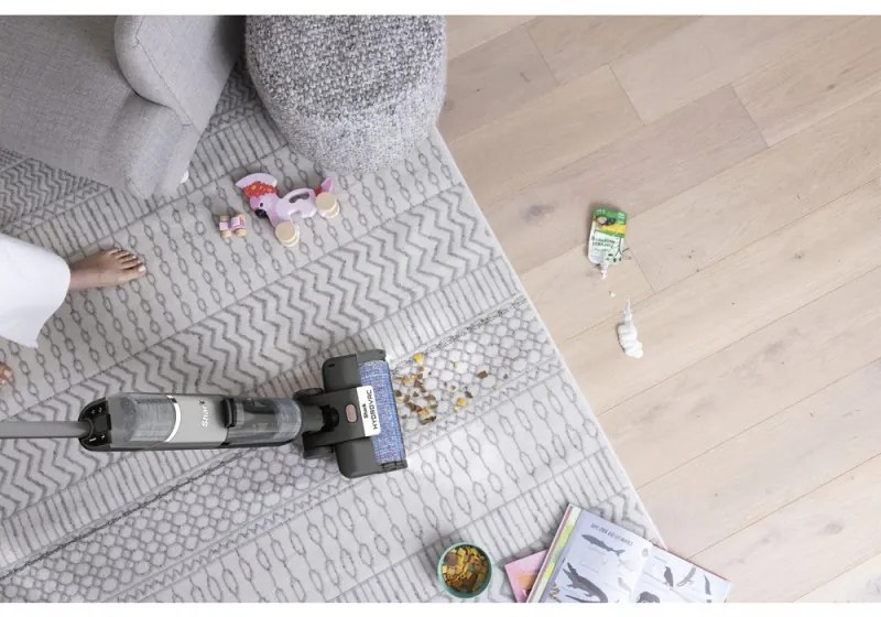 Κάθετη ηλεκτρική σκούπα Shark HydroVac WD210EU, 170W, 0.5 l, 88 m2, Αυτοκαθαρισμός, Αυτονομία 25 λεπτά, Γκρι