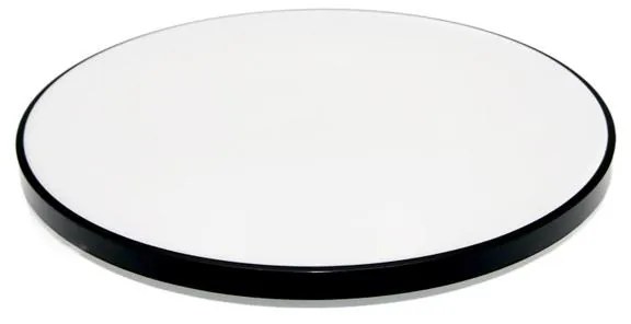 Adeleq Πλαφονιέρα PC Στρογγυλή Φ27cm LED 18W 4000K IP44 Μαύρο 21-2701811