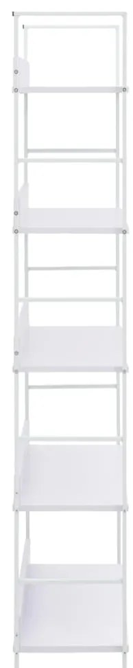 vidaXL Ραφιέρα 5 Επιπέδων Λευκή 60x27,6x158,5 εκ. Επεξεργασμένο Ξύλο