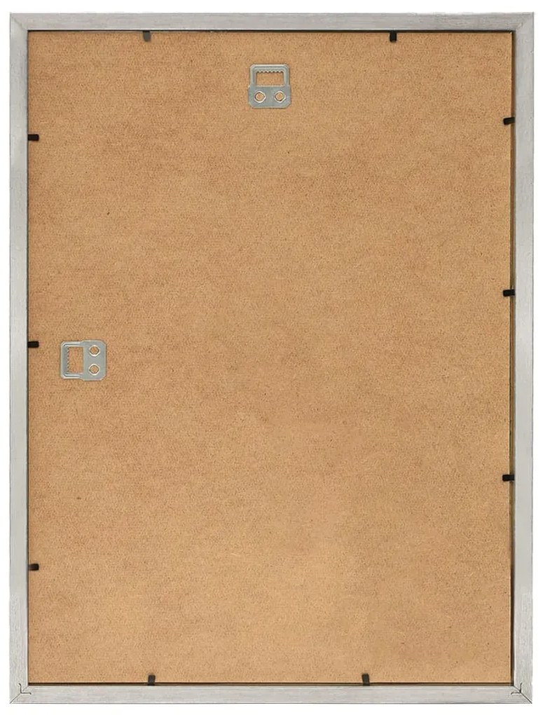 vidaXL Κορνίζες Κολάζ για Τοίχο 5 τεμ. Ασημί 50 x 60 εκ. MDF