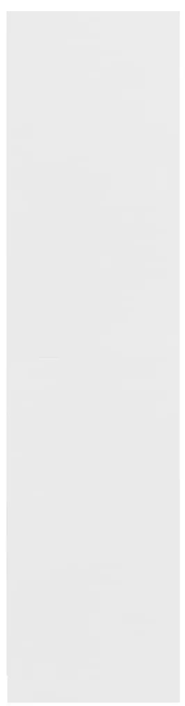 vidaXL Ντουλάπα με Συρτάρια Λευκή 50 x 50 x 200 εκ. από Επεξ. Ξύλο