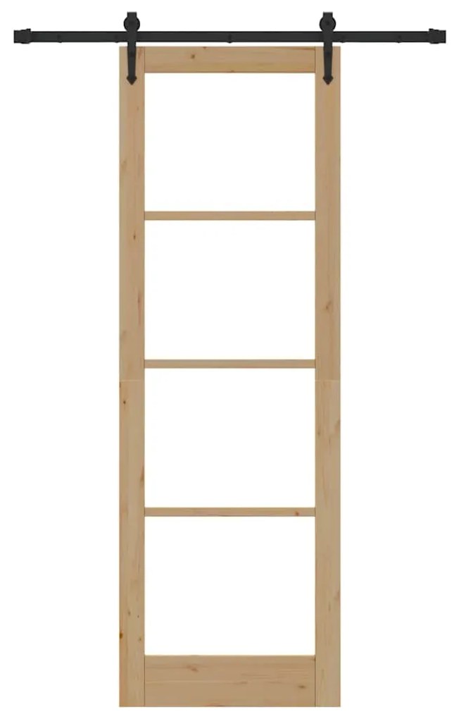 vidaXL Συρόμενη Πόρτα ORKDAL Φυσικό 78 x 232 cm