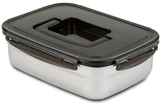 Nava Φαγητοδοχείο Ανοξείδωτο Ορθογώνιο Acer 2500ml 10-002-005