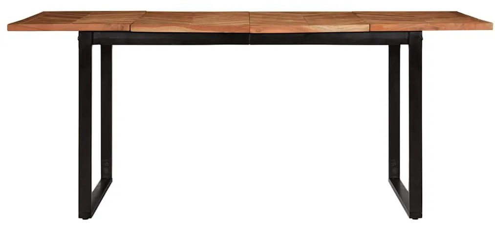 vidaXL Τραπεζαρία Κήπου 180 x 90 x 75 εκ. από Μασίφ Ξύλο Ακακίας