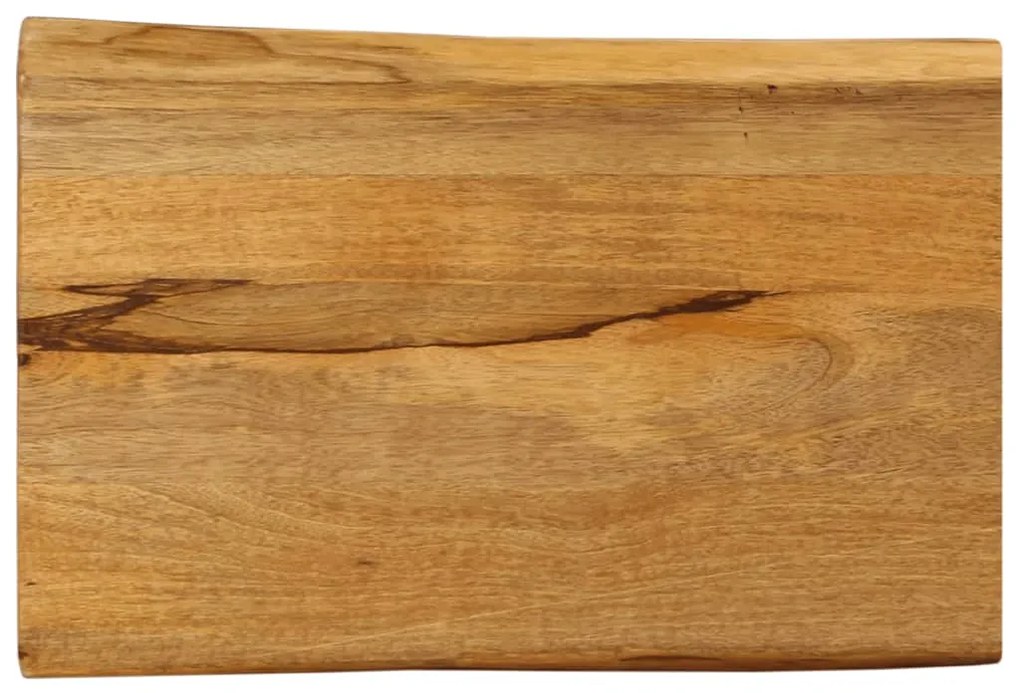 Επιφάνεια Τραπεζιού 70x40x2,5 εκ. Live Edge Μασίφ Ξύλο Μάνγκο