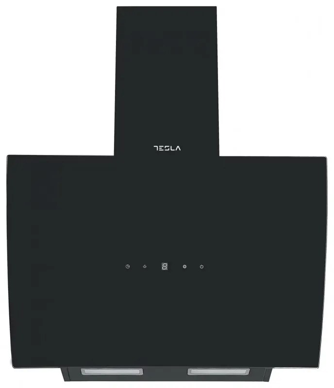 Εντοιχιζόμενος απορροφητήρας Tesla DD600AB, 190W, 1 μοτέρ, Διακοσμητικός, 60 cm, 630 m3/h, Φίλτρα αλουμινίου, Μαύρο
