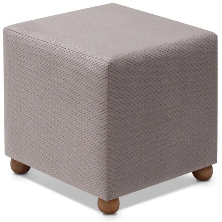 Σκαμπώ Ranma Megapap υφασμάτινο χρώμα ανοιχτό γκρι 40x40x40εκ.-GP043-0074,1