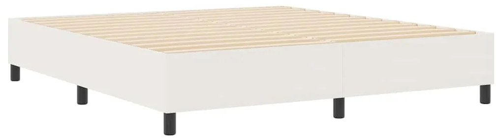 vidaXL Κρεβάτι με ελατήρια Κρεμ 180 x 200 cm Βελούδο
