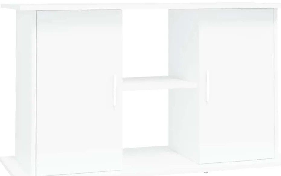 vidaXL Βάση Ενυδρείου Λευκή 101 x 41 x 58 εκ. από Επεξεργασμένο Ξύλο