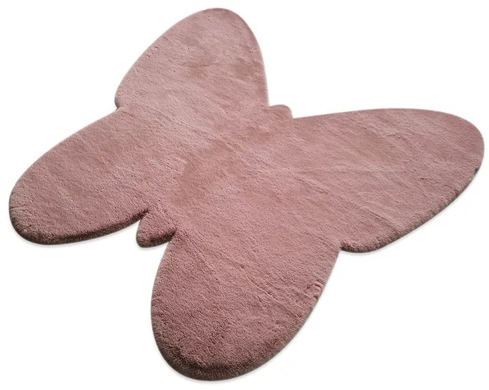 ΧΑΛΙ PUFFY JM7 DARK PINK BUTTERFLY ANTISLIP - 120X120B  NewPlan