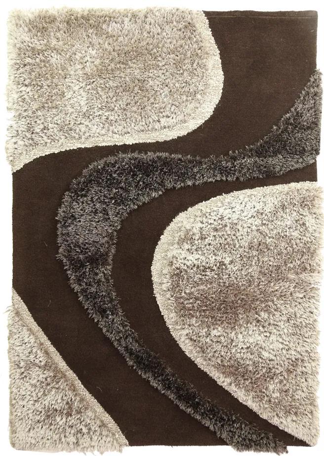 Χειροποίητο Χαλί White Tie 001 WENGE Royal Carpet - 160 x 230 cm - 19MTWT001WE.160230