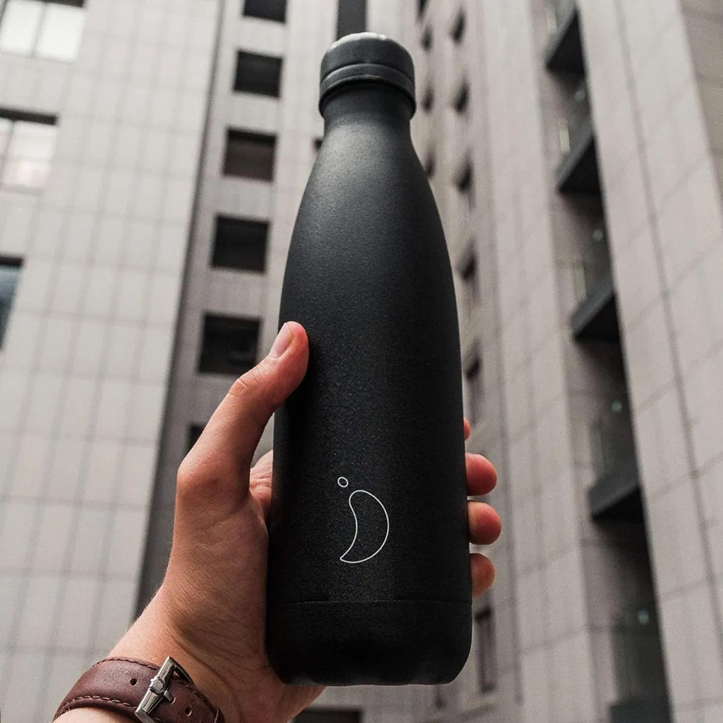 Μπουκάλι Θερμός 750ml Chilly's All Black