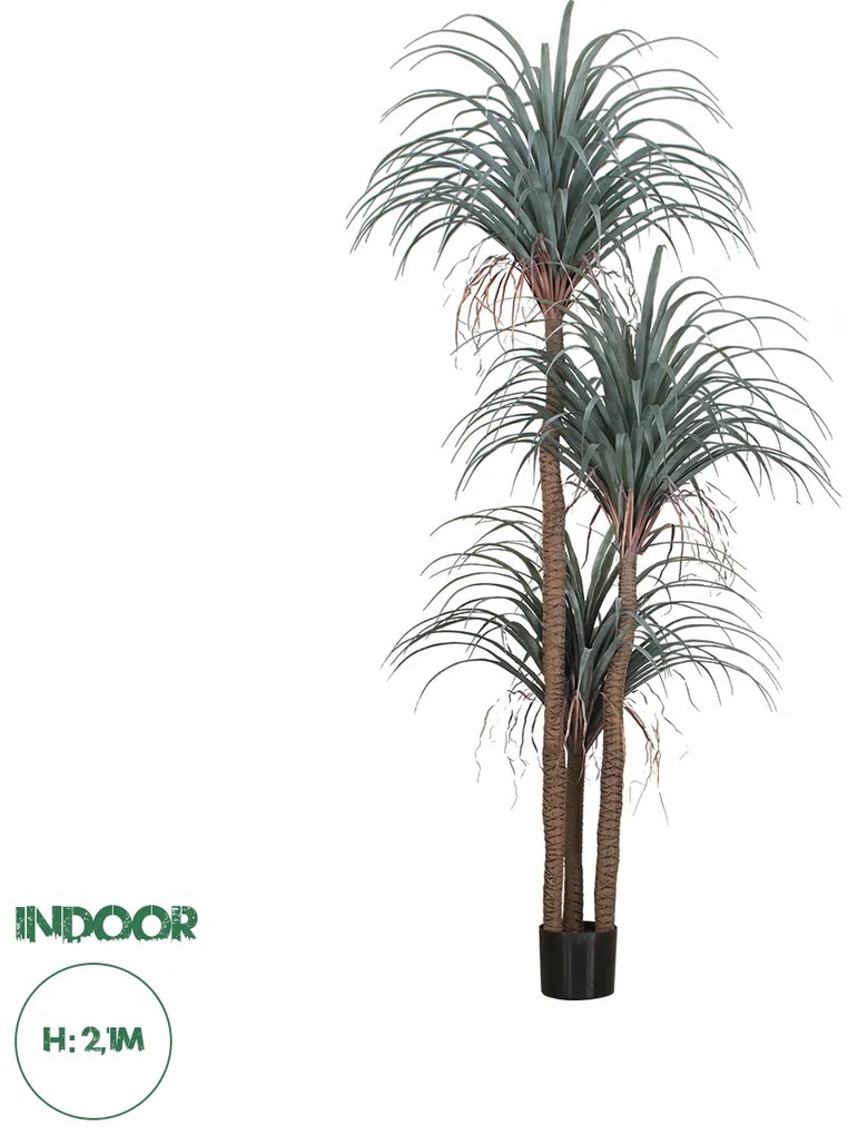 20050 GloboStar®  Artificial Garden PANDANUS TREE 20050 Τεχνητό Διακοσμητικό Φυτό Πάνδανος Υ210cm