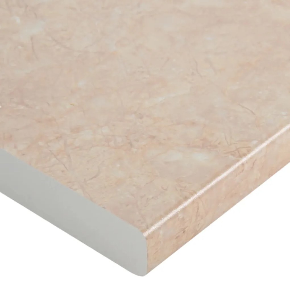 vidaXL Πάγκος Κουζίνας Μπεζ με Υφή Μαρμάρου 80x60x2,8 εκ Μοριοσανίδα