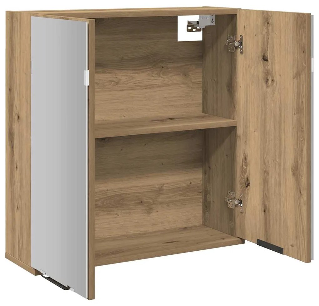 vidaXL Ντουλάπι Μπάνιου Τεχνίτης Δρυς 64x20x66,5 εκ Επεξεργασμένο Ξύλο
