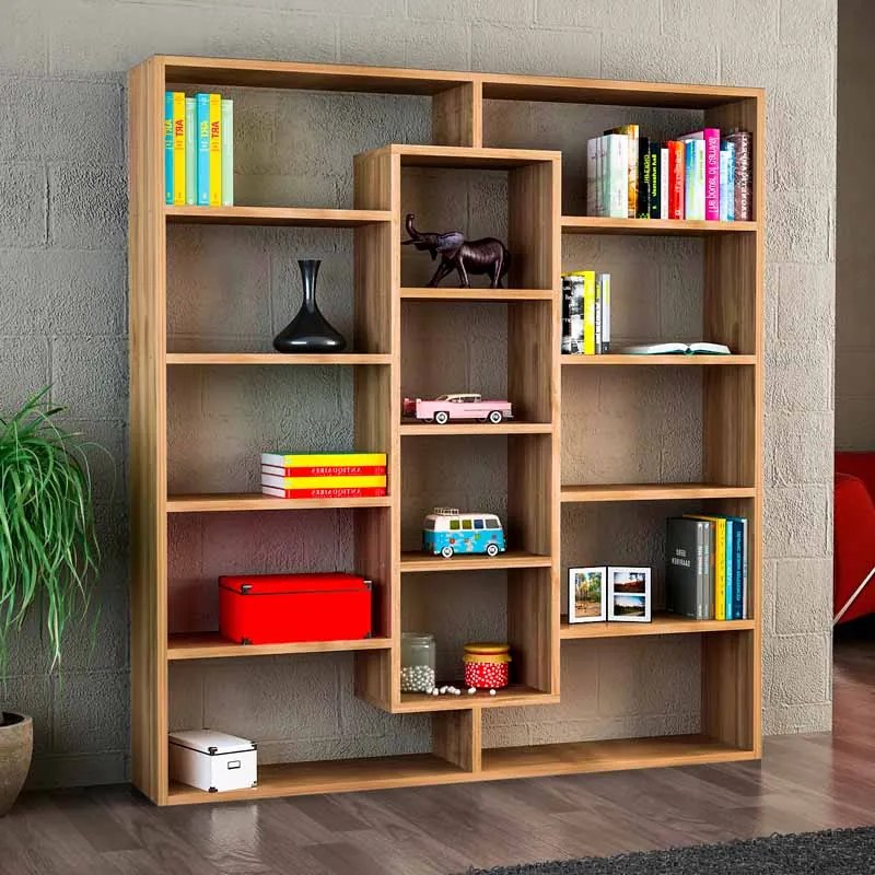 ΒΙΒΛΙΟΘΗΚΗ AMPLE MEGAPAP ΧΡΩΜΑ ΚΑΡΥΔΙ 125X22X135,7ΕΚ.