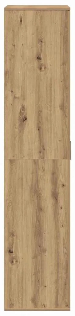 vidaXL Γραφείο artisan δρυς 80 x 39 x 178 εκ Επεξεργασμένο ξύλο