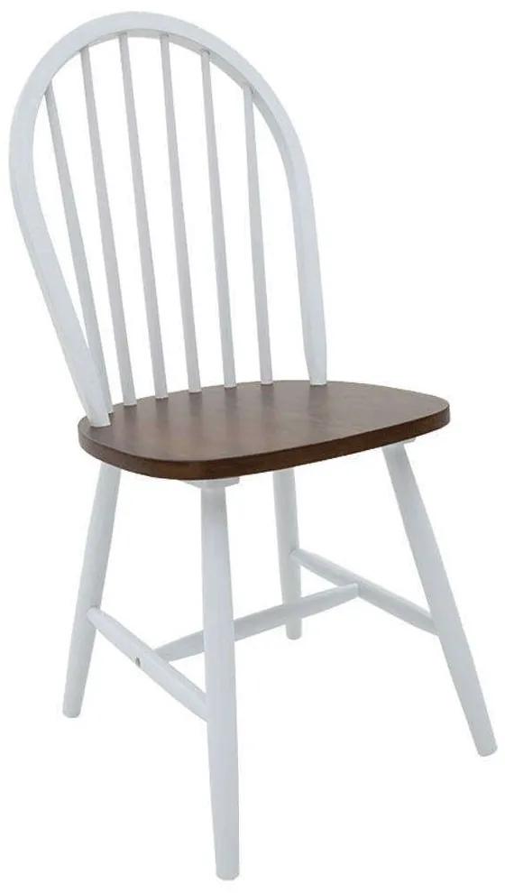 Καρέκλα Adalyn 153-000003 44x42,5x93cm White-Walnut