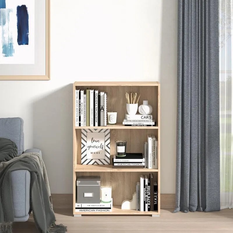 Βιβλιοθήκη Tomar 3 Sonoma 70x24,5x107,5 εκ. 70x24.5x107.5 εκ.