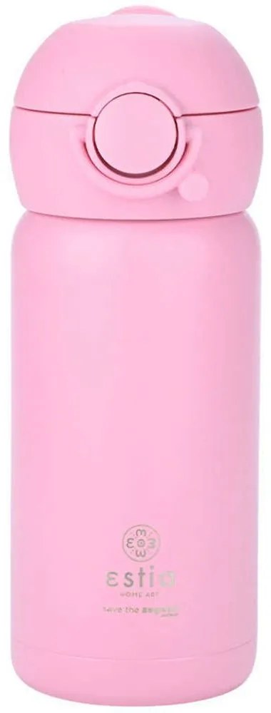 Παγούρι Παιδικό Ισοθερμικό 01-23515 350ml Candy Pink Estia 350ml Ανοξείδωτο Ατσάλι