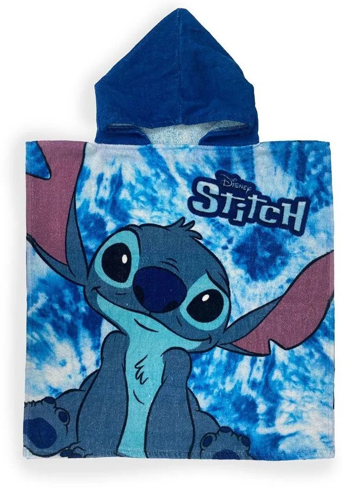 Πόντσο Θαλάσσης Quick Dry Disney Home Lilo &amp; Stitch 35 Sky Blue DimCol