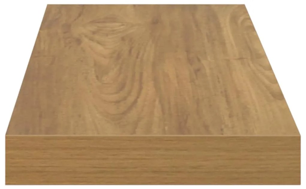 vidaXL Ράφι Τοίχου Επιτοίχιο Καφέ 120 x 23,5 x 4 εκ Επεξεργασμένο ξύλο