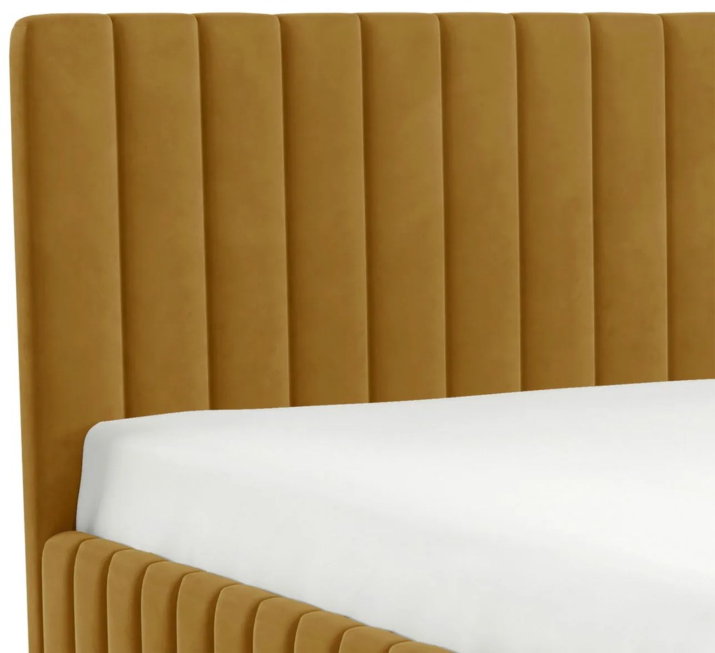 Επενδυμένο κρεβάτι Lewezo-Mpez-180 x 200