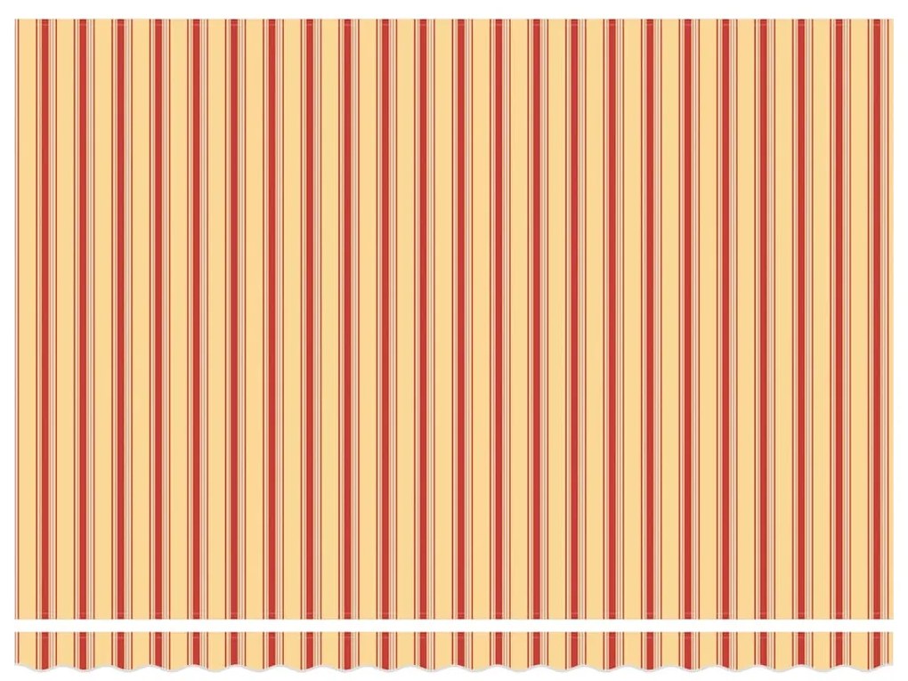 vidaXL Αντιανεμικό Κίτρινο και Πορτοκαλί 450 x 350 x 165 εκ