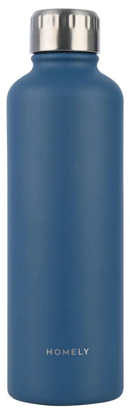 Θερμός-Μπουκάλι Ανοξείδωτο Flask Homely Indigo Blue 500ml-7x7x23εκ. Estia 01-32616