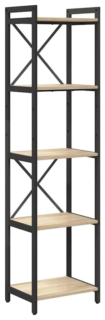 vidaXL Βιβλιοθήκη Sonoma Δρυς 40 x 30 x 153 εκ Επεξεργασμένο ξύλο
