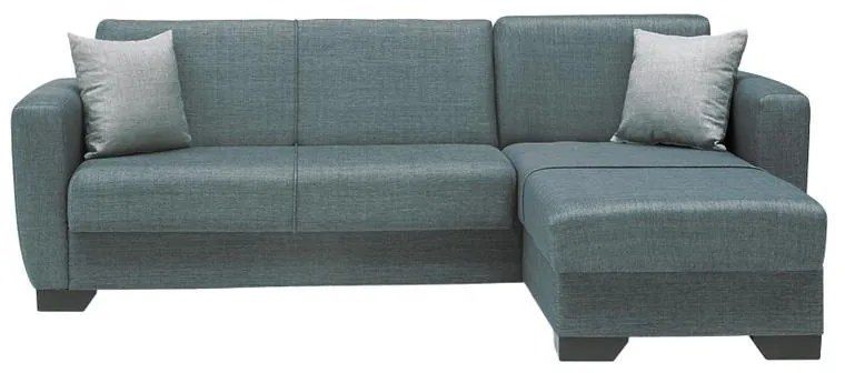 Γωνιακός Καναπές - Κρεβάτι New Dolce Fylliana Γκρί 240x146x85εκ. 240x146x85 εκ.