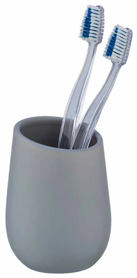 Ποτήρι Οδοντόβουρτσας Wenko Badi Grey 23647100