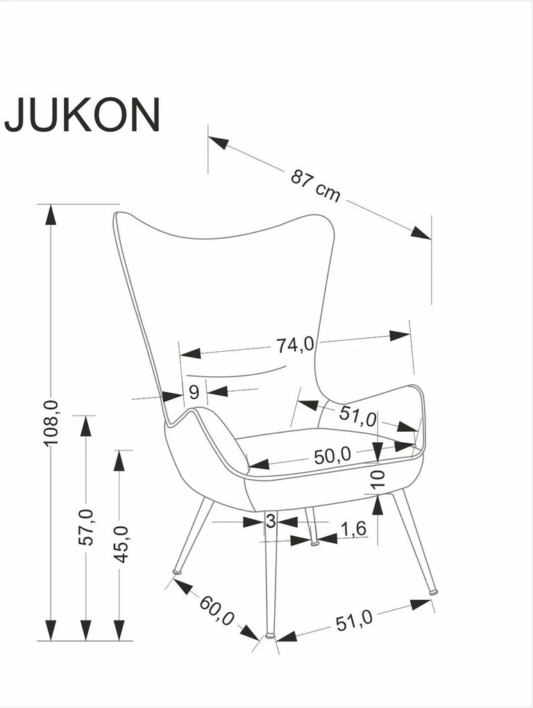 Πολυθρόνα Juke-Mpez