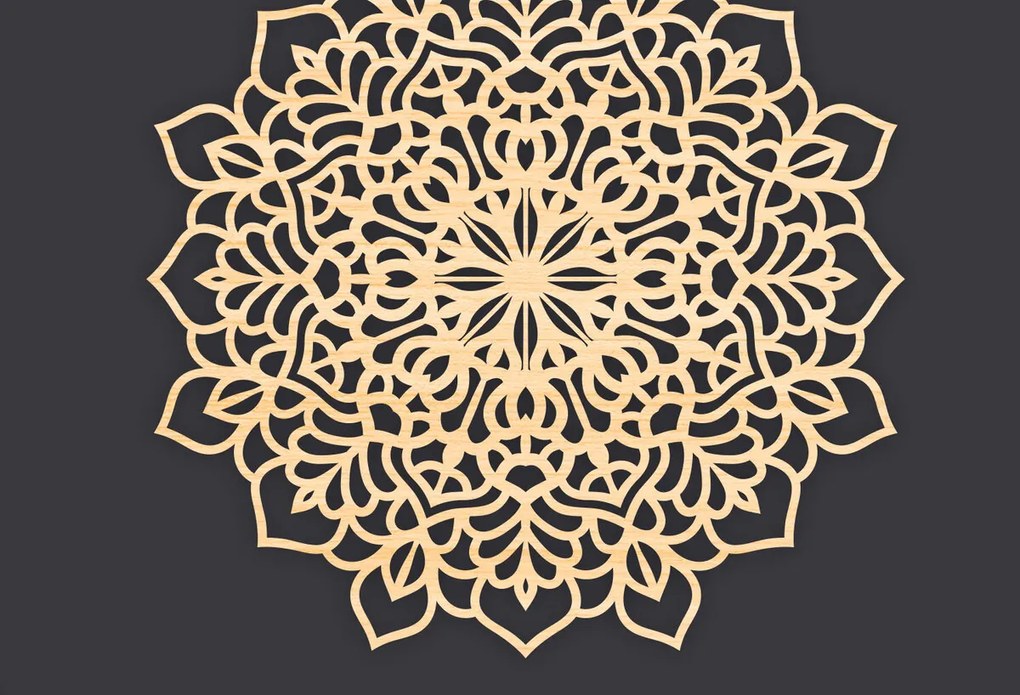 Intra απο ξύλο plywood 3mm-4mm πάχος 3D Mandala για Cricut Δίασταση 30x30 cm INTRAFABR-86061366