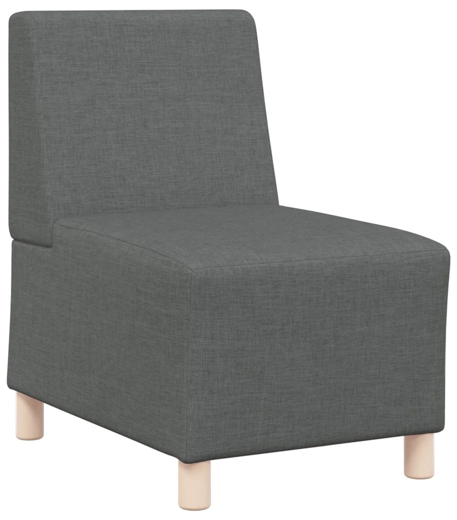 vidaXL Καθίσμα Σαλονιού 3 pcs Σκούρο γκρι 55 x 74 x 82 εκ. ύφασμα