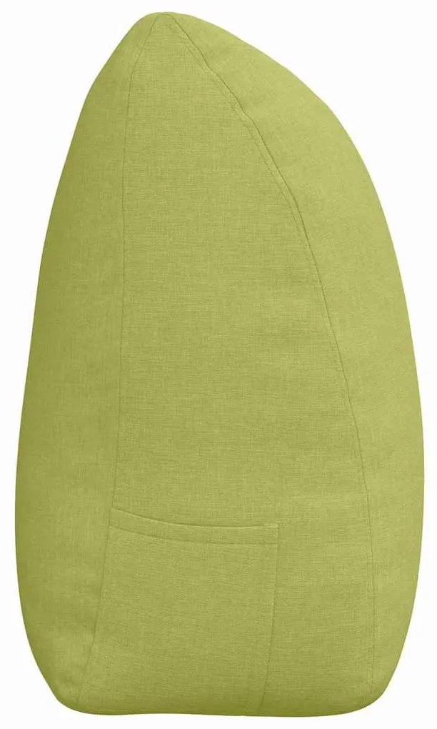 vidaXL Μαξιλάρι Πλάτης Ανοιχτό Πράσινο 180 x 24 x 50 εκ ύφασμα