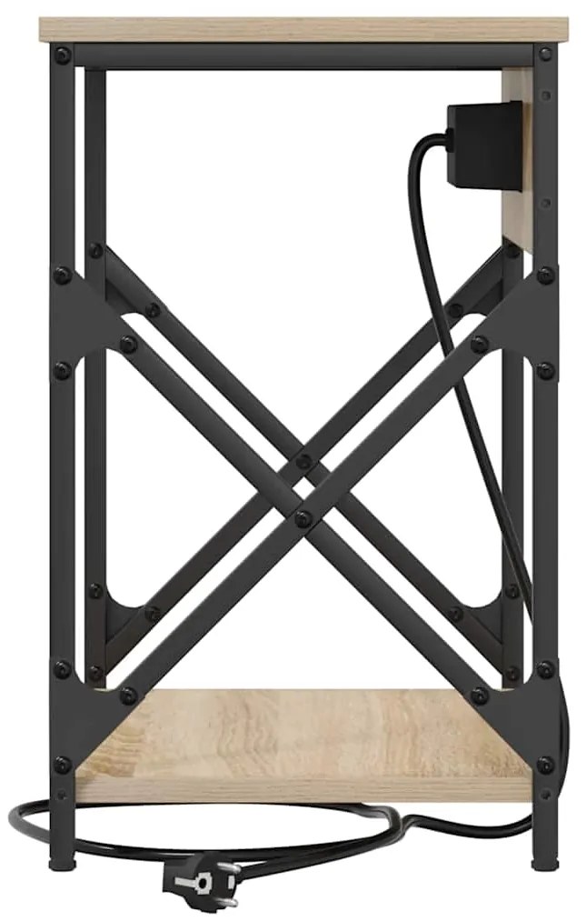vidaXL Κομοδίνο Sonoma Δρυς 41 x 31 x 51 εκ. Επεξεργασμένο ξύλο