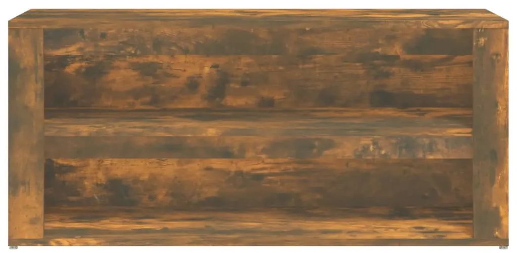 vidaXL Παπουτσοθήκη Καπνιστή Δρυς 100x35x45 εκ. Επεξεργασμένο Ξύλο