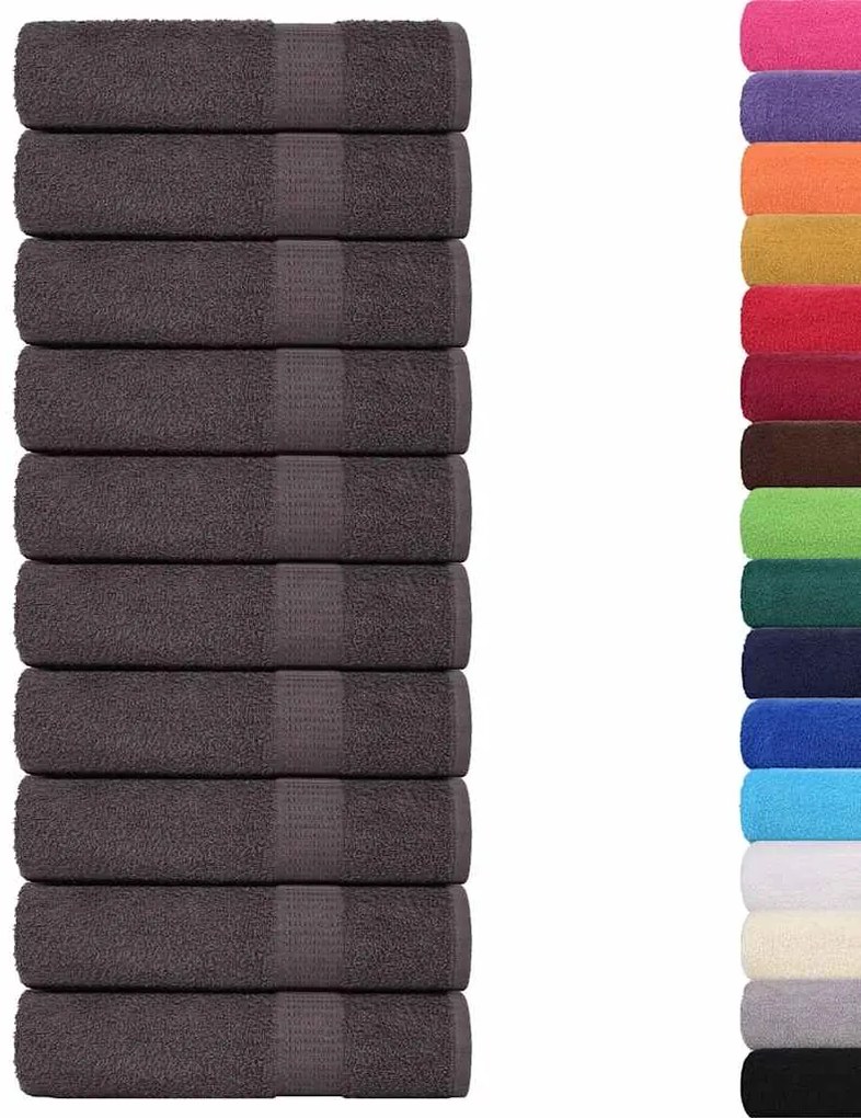 vidaXL Χειροπετσέτες FROGN 50 τεμ. Ανθρακί 50x100 εκ. 360 γρ./μ²