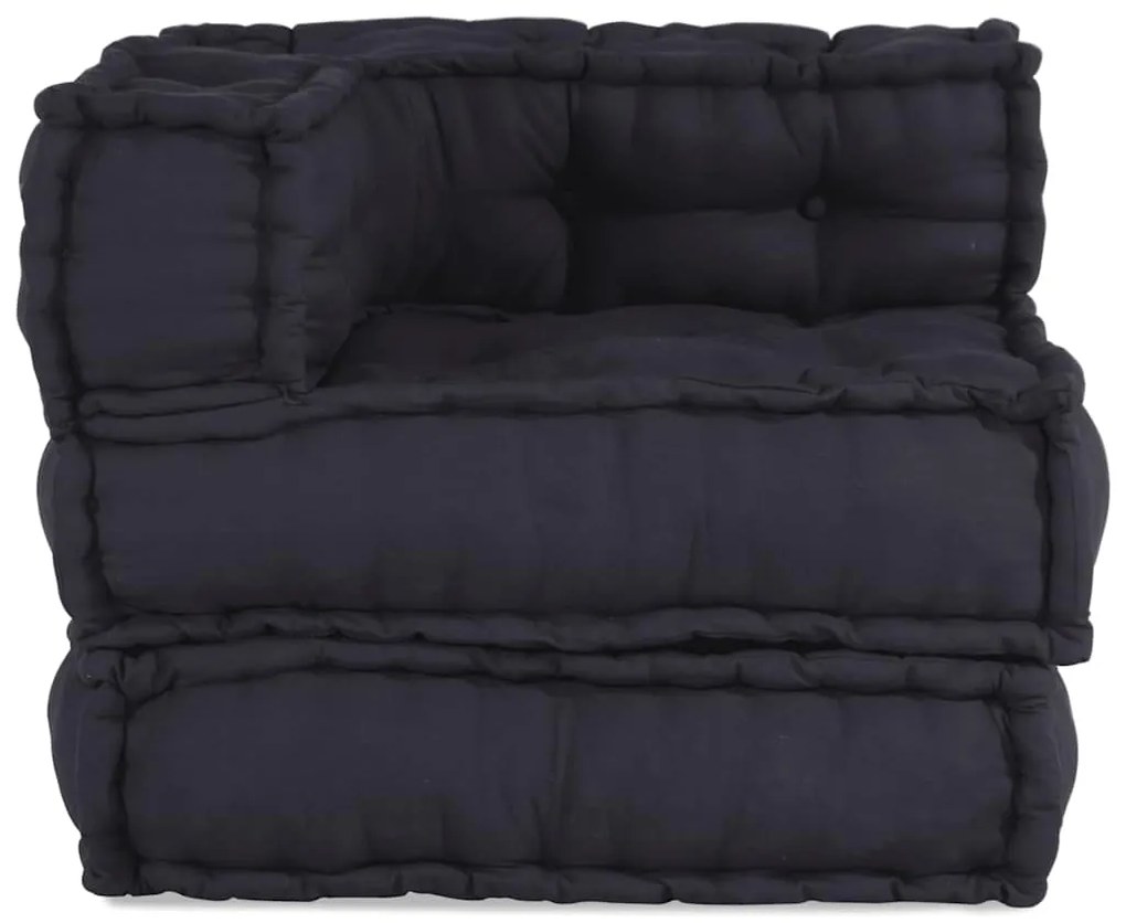 vidaXL Modular Pouffe Anthracite 70x70x54 ύφασμα