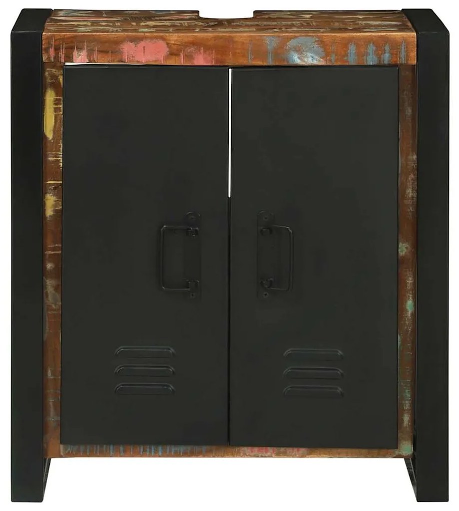 vidaXL Ντουλάπα Νιπτήρα Καφέ 55 x 35 x 60 εκ. Μασίφ ανακυκλωμένο ξύλο
