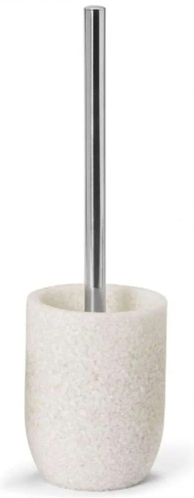 Πιγκάλ AH-BA21025 Φ10x35cm White-Silver Andrea House Πολυρεσίνη