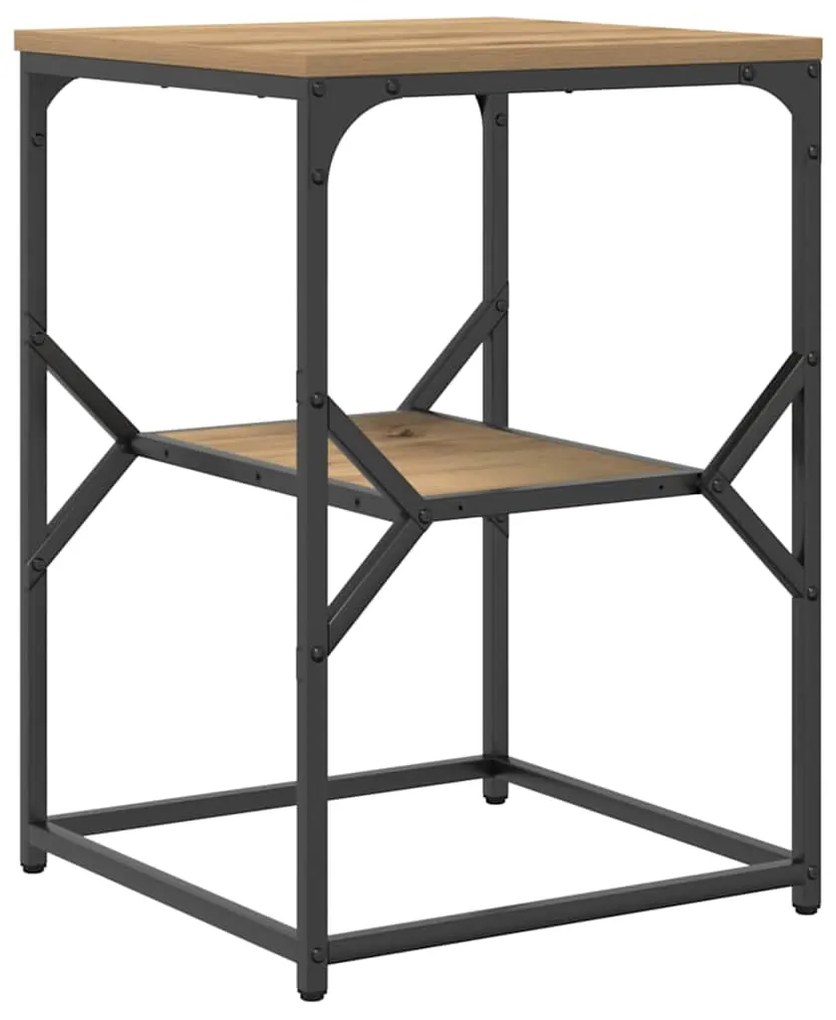 vidaXL Τραπεζάκι Πλευράς artisan δρυς 41 x 40 x 60 εκ.