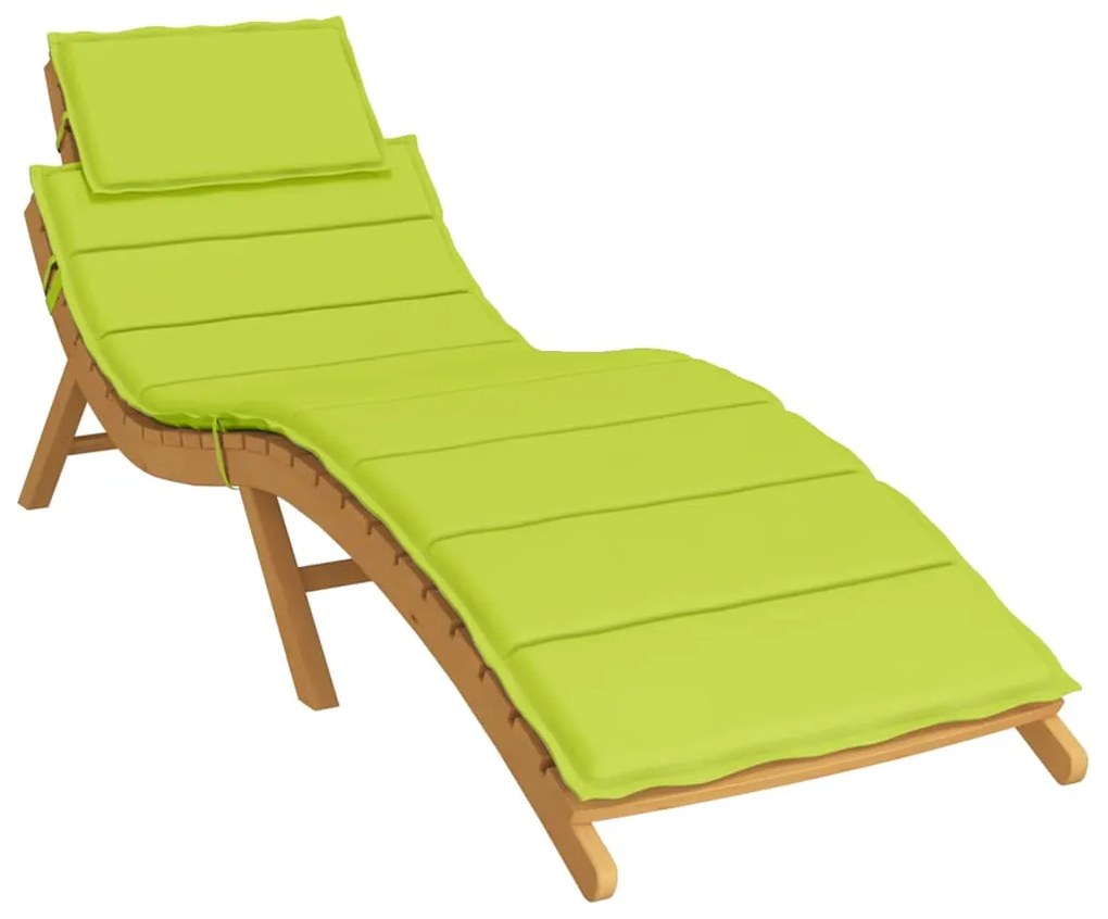 vidaXL Μαξιλάρι Ξαπλώστρας Αν. Πράσινο 186x58x4 εκ. από Ύφασμα Oxford